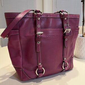 Coach Shoulder Bag Purple
